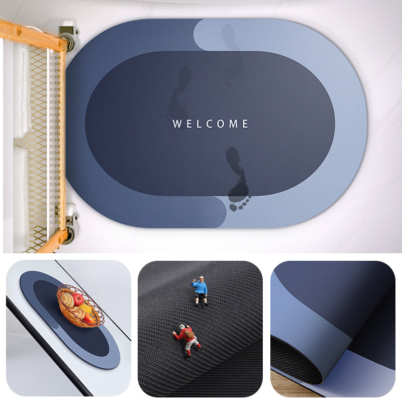 Ultra Absorbent Bathroom Shower Mat – Soft, Non-Slip, Quick Dry Rug BUY 1 GET1 OFF