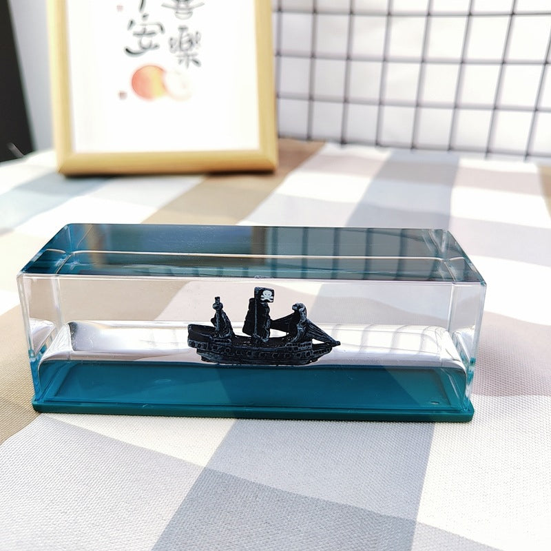 Liquid Wave Pirate Display for Car Dashboard and desk