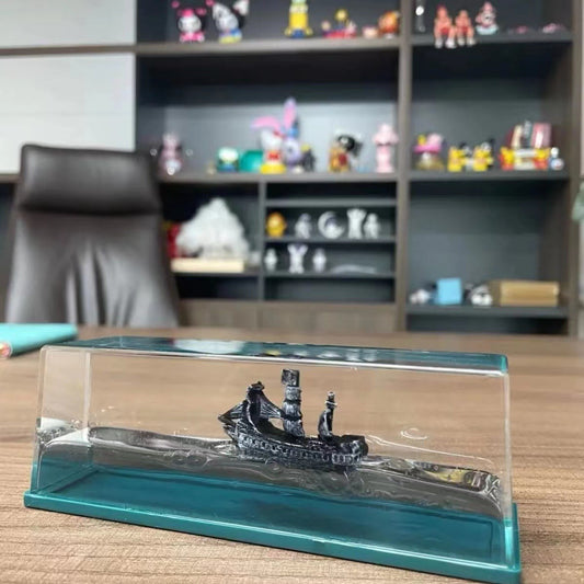 Liquid Wave Pirate Display for Car Dashboard and desk